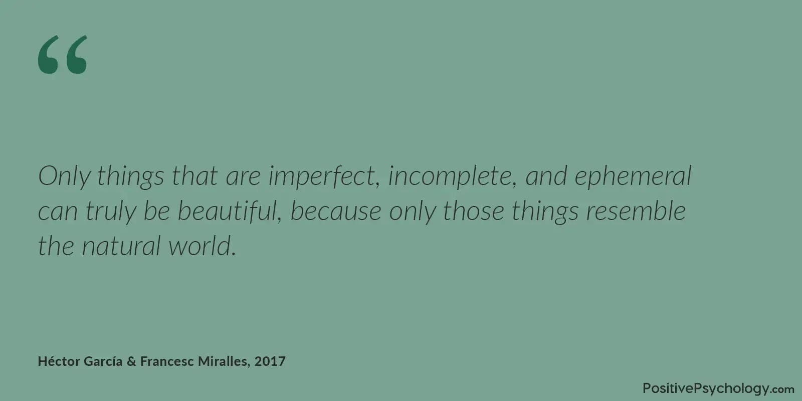 Things that are imperfect