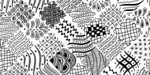 Zentangle art therapy