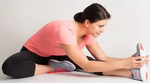 woman stretching - mbct stretching exercise 